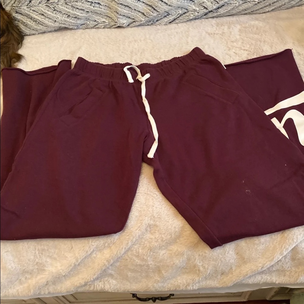Pink sweatpants